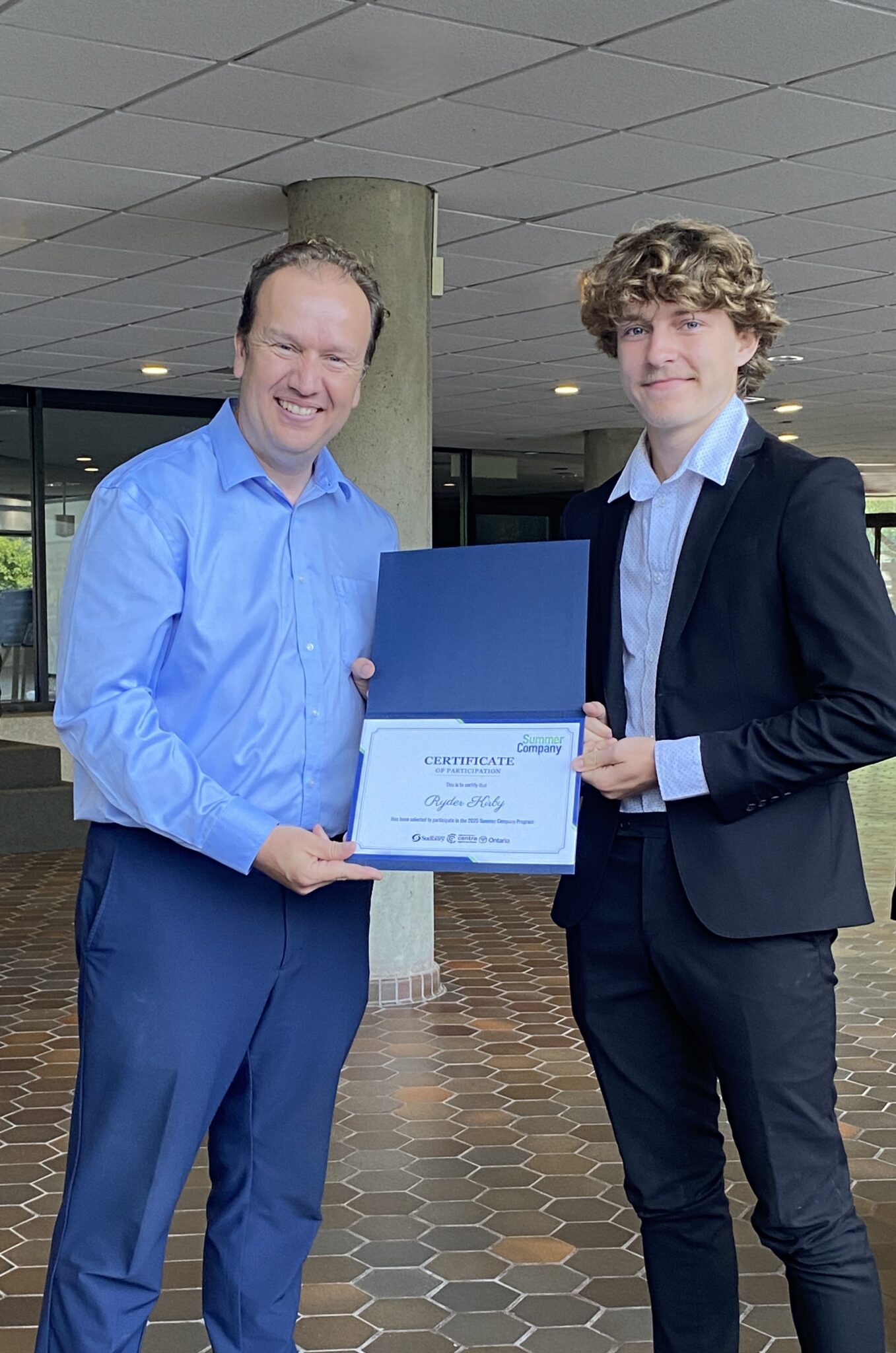 Ryder with Greater Sudbury Mayor