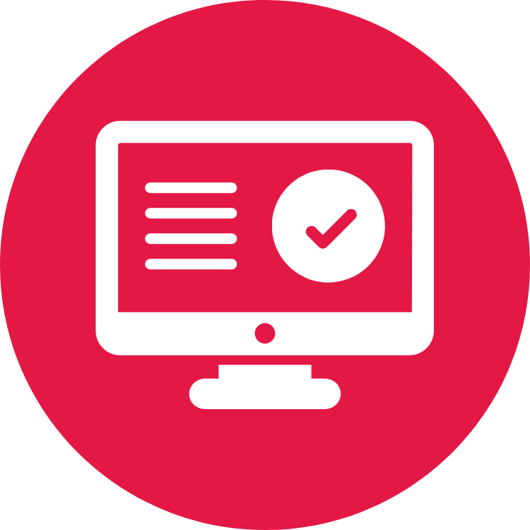 Online registration icon